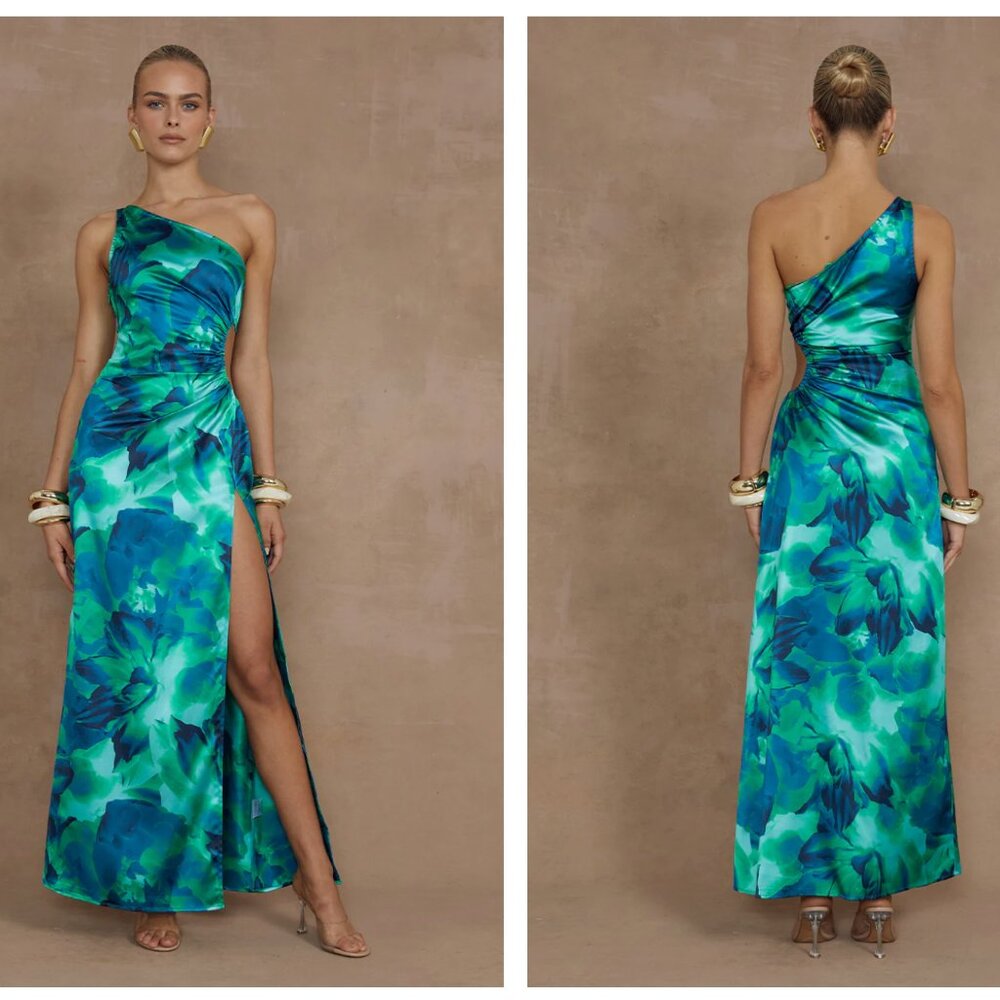 BARZILIO DRESS - CALISTA GREEN - XXL